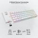 Redragon Draconic K530 Pro White Wireless- Red Switch